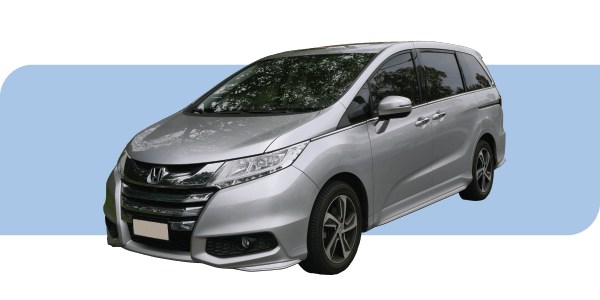 Our PDX shuttle service minivans carry 6 to 7 passengers